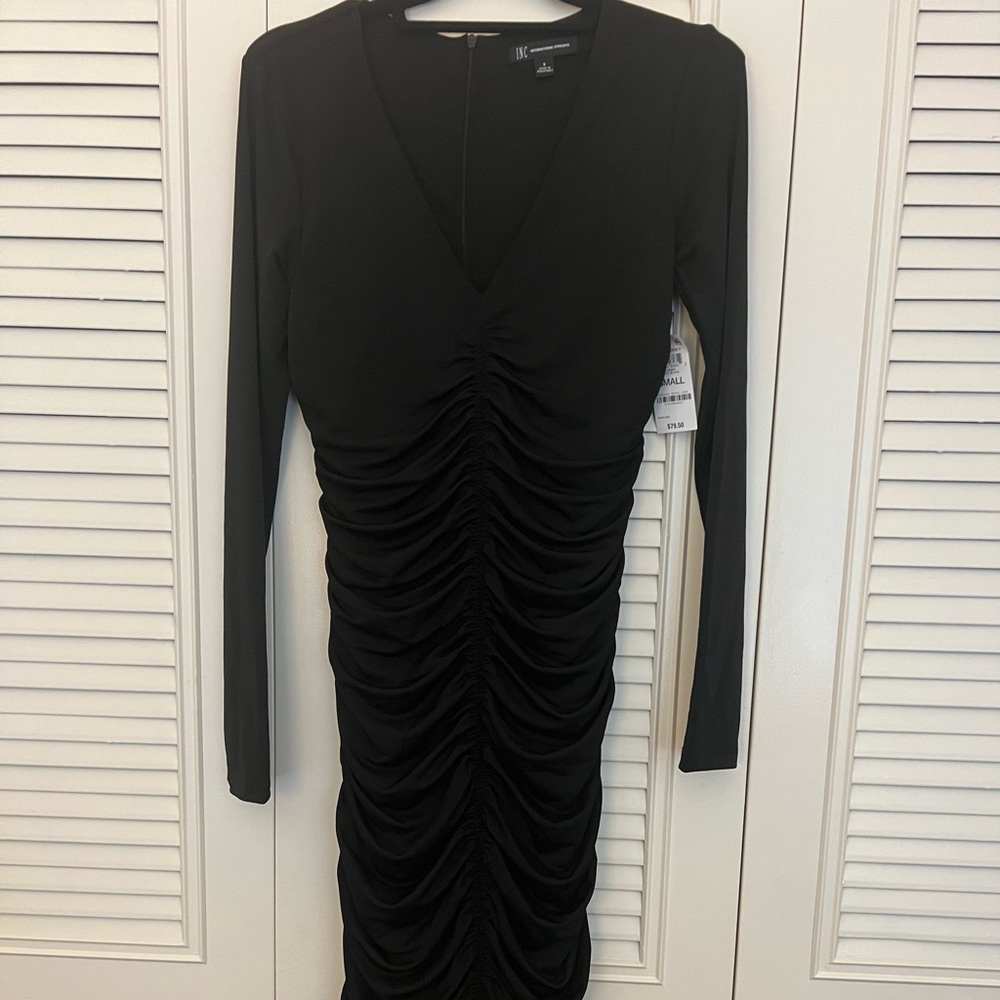 Black long sleeve dress